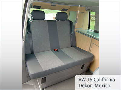 Sitzbezüge passend für VW T4 T5 T6 (Schwarz) - RoyalClass